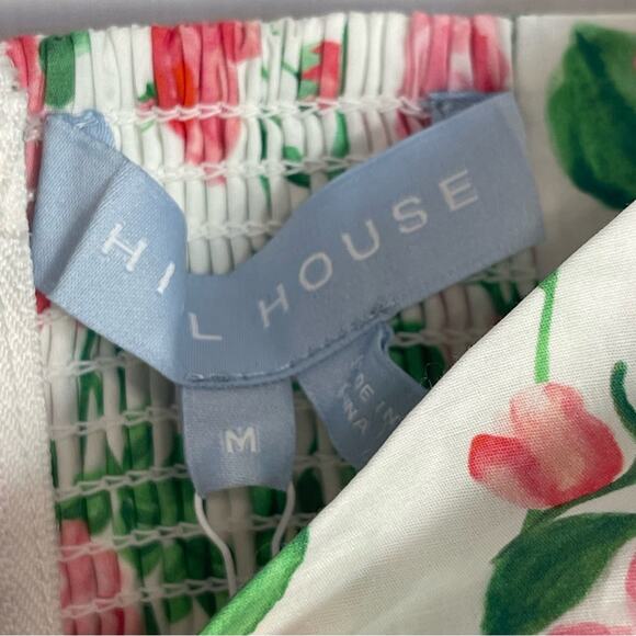 Hill House Isabella Crop Top in Pink Roses Medium NWT - Picture 7 of 9